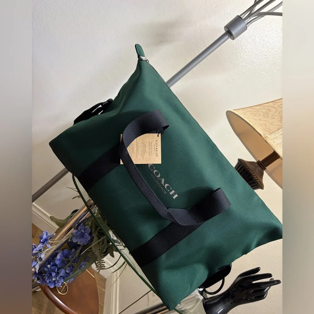Coach Men's Duffel Bag in Dark Green
